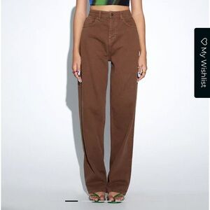 Motel rocks parallel jeans rich brown 45